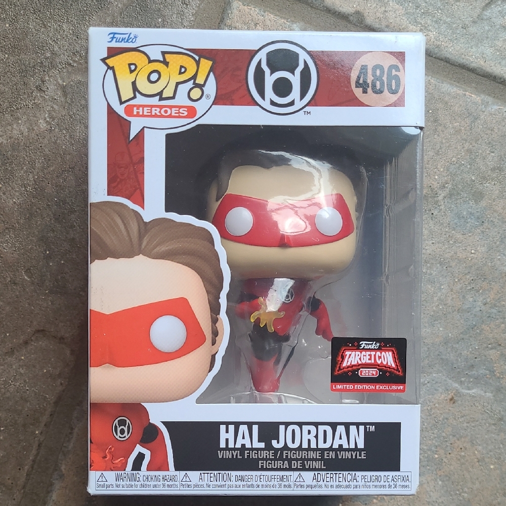 New in box! Funko Pop Heroes DC Hal Jordan Vinyl Bobble Head Figure 486